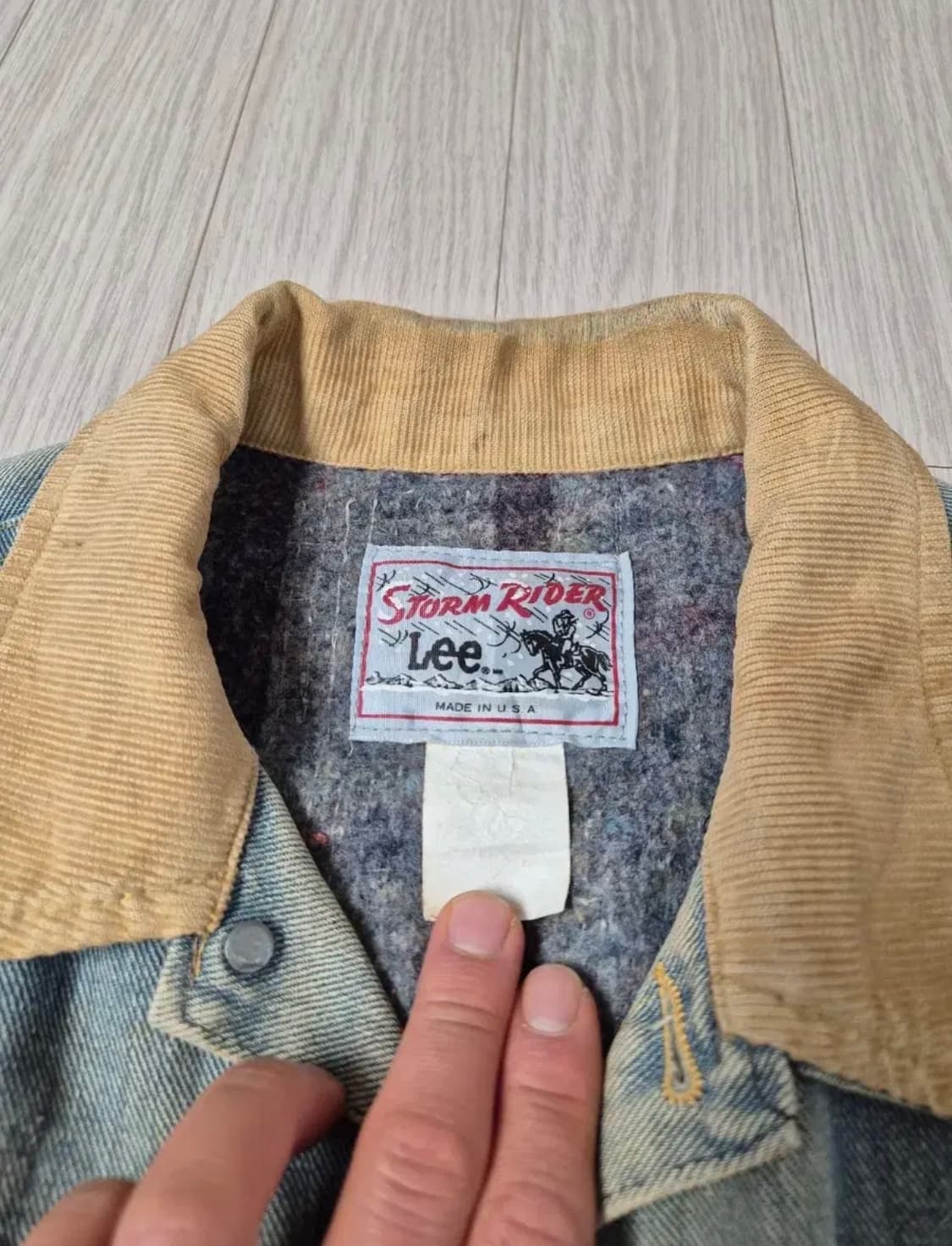 70s USA LEE 리 스톰라이더 101J 데님 자켓 상품이미지3
