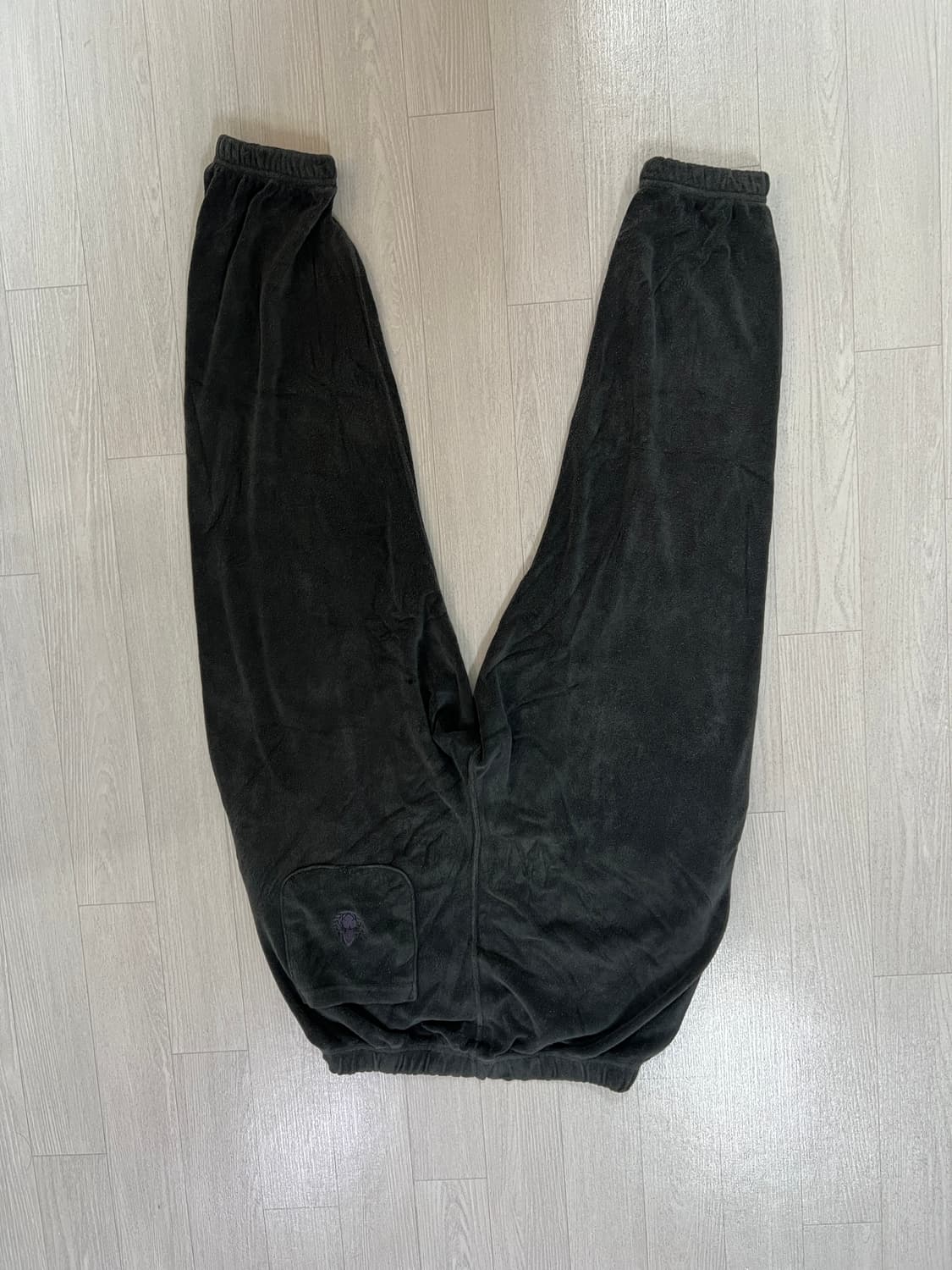 헤리티지플로스 타월 조거팬츠 차콜 S사이즈 상품이미지3