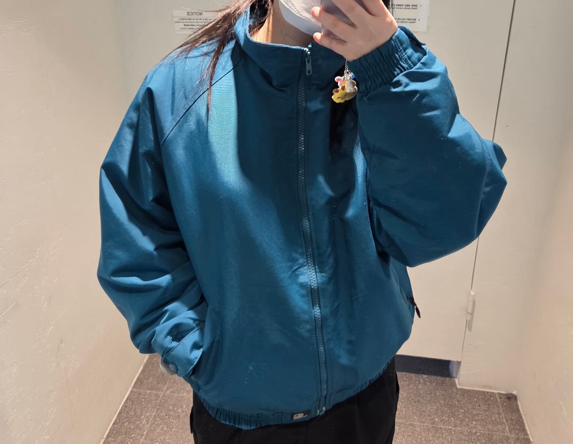 CARHARTT 칼하트 청록 하이넥 블루종자켓💯 상품이미지2