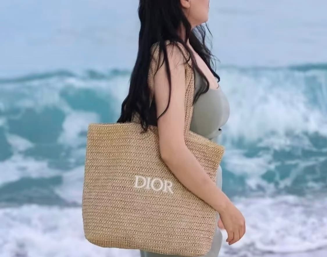 디올 뷰티 노벨티 라탄 에코백 숄더백  상품이미지1