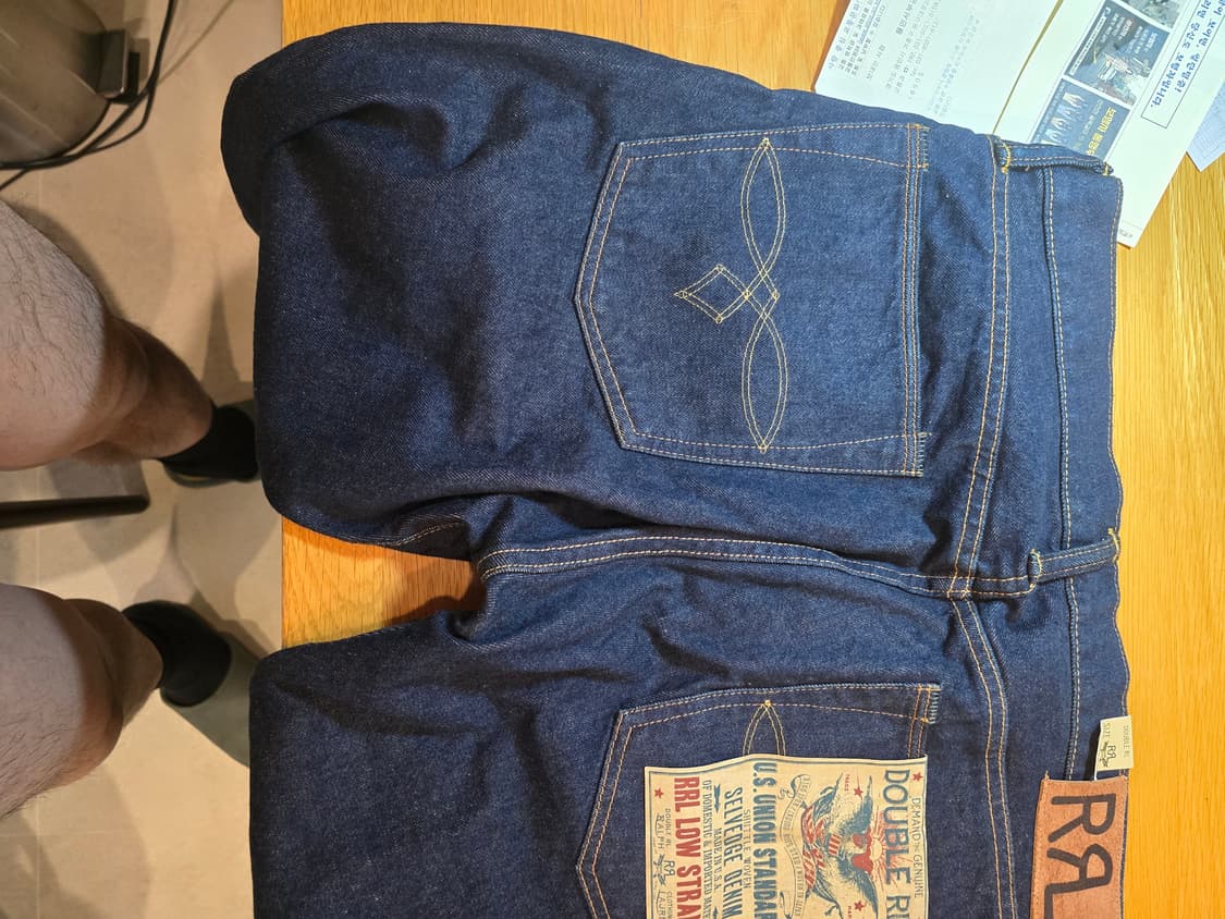 (새상품) 더블알엘 RRL 로우 스트레이트 셀비지 33인치 (33x32) 상품이미지4