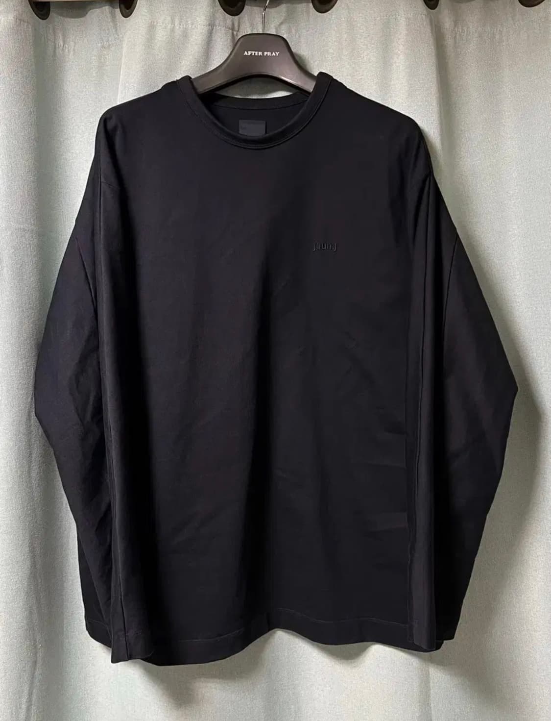 [L] 준지 CORE 에센셜 싱글 롱슬리브 - 네이비 상품이미지4