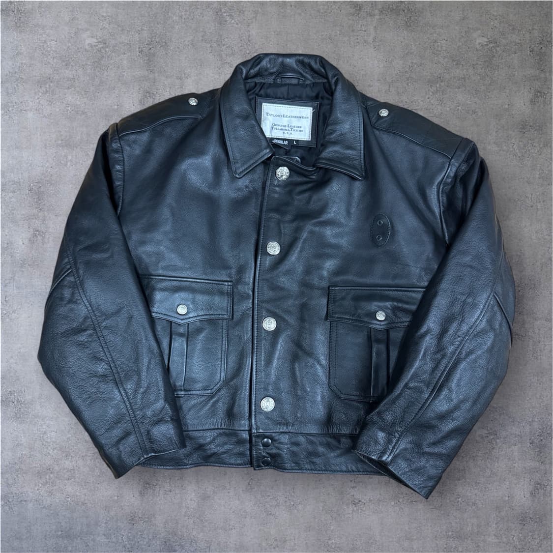 Talors leatherwear 시카고 폴리스 레더자켓 L 상품이미지1