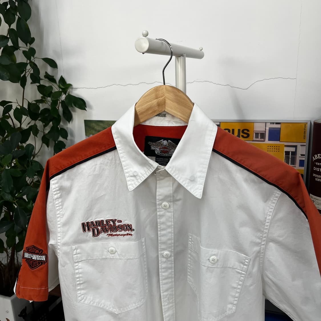 할리 데이비슨 반팔 셔츠 M 상품이미지2