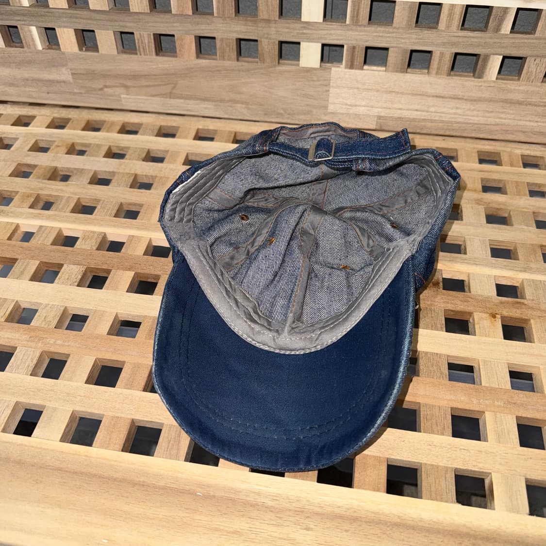 DKNY 큐빅 데님 y2k 캡 상품이미지4