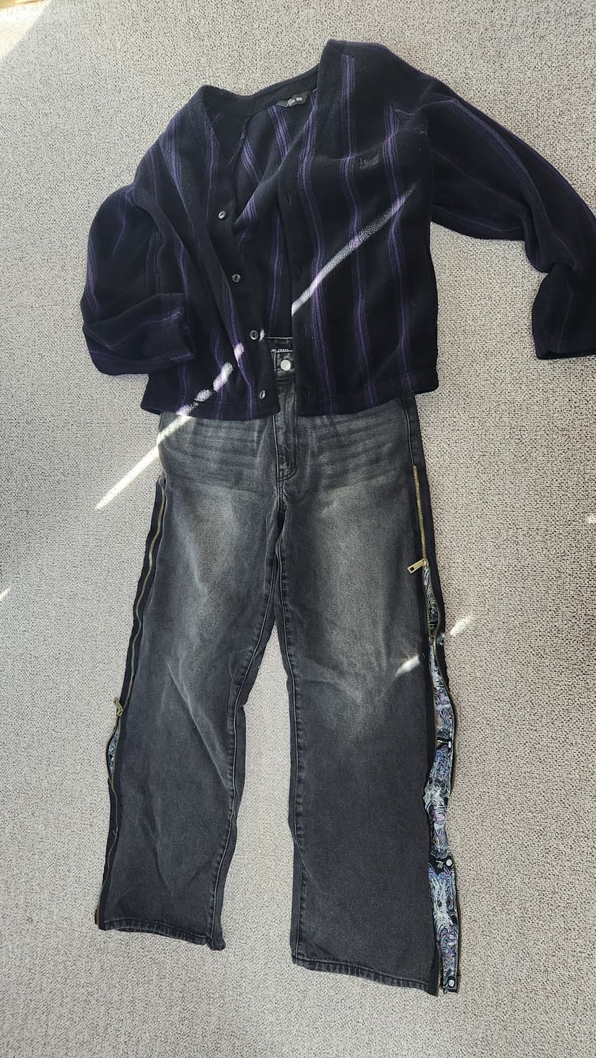 절개 청바지 상품이미지1