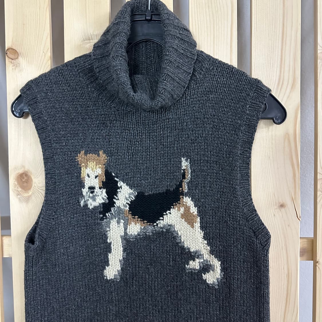 (S) 폴로 퍼피 그레이 목폴라 니트 상품이미지4