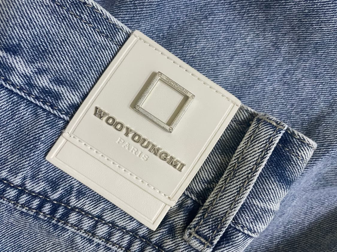 우영미 블루 셔링 팬츠 48 상품이미지2