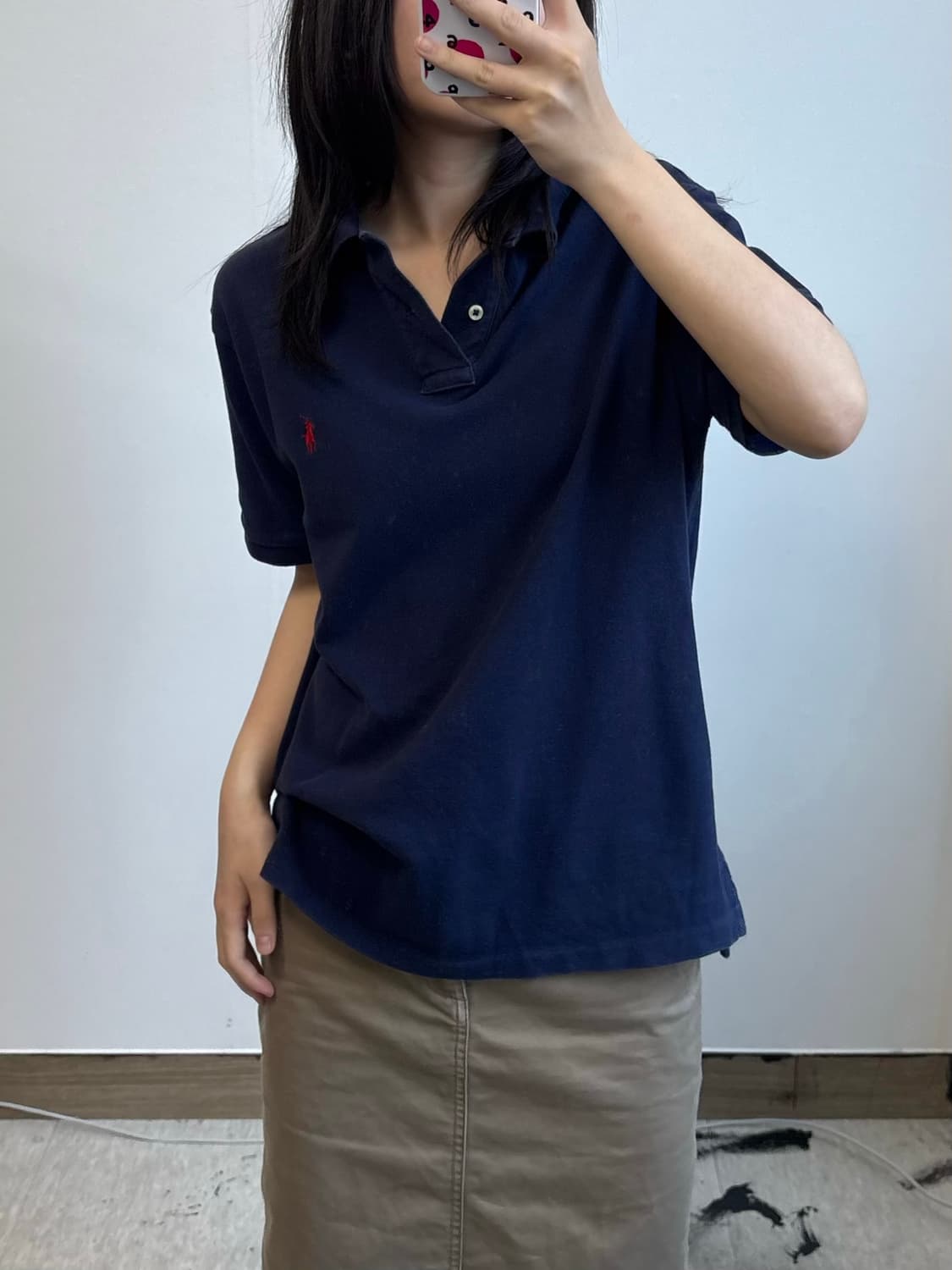 폴로 랄프로렌 신형 네이비 pk 카라 티셔츠 상품이미지1