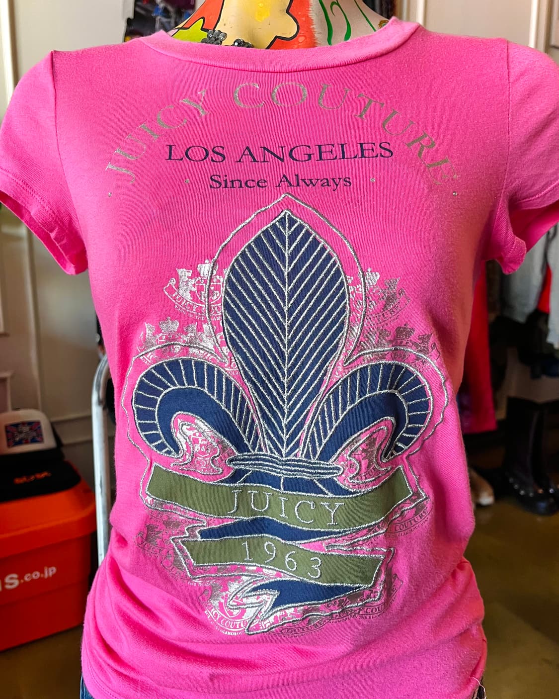JUICY COUTURE Heraldic Icon Pink T-Shirt 상품이미지2
