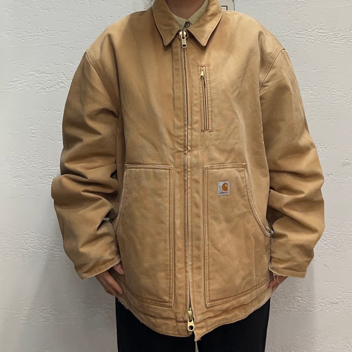 Carhartt Work Jacket Beige 상품이미지2