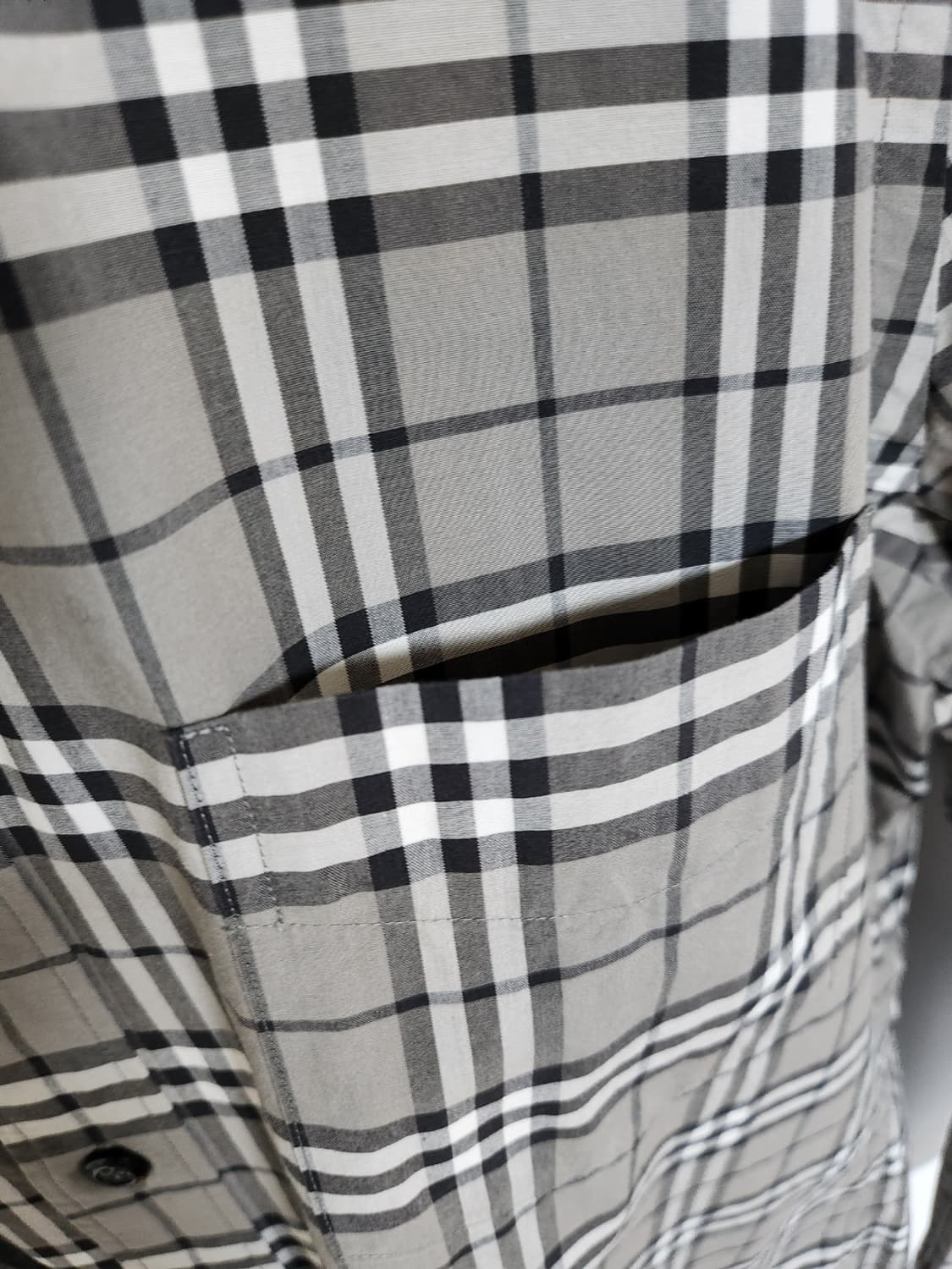 M 버버리 런던 빈티지 체크 코튼 남성 셔츠 8004207 상품이미지4