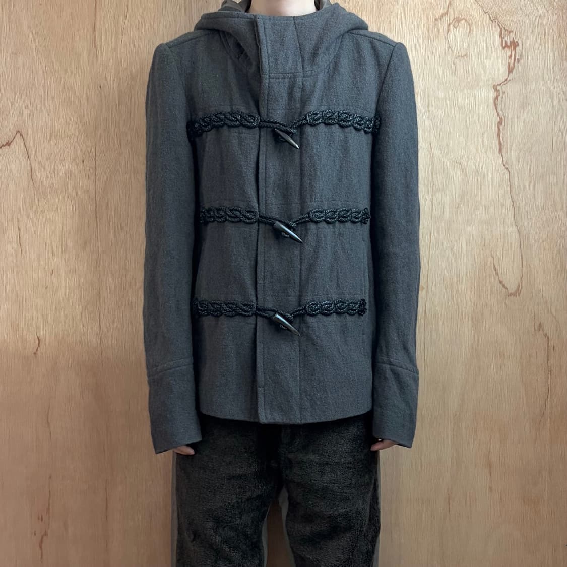 카즈유키쿠마가이 숏 더플코트 상품이미지2