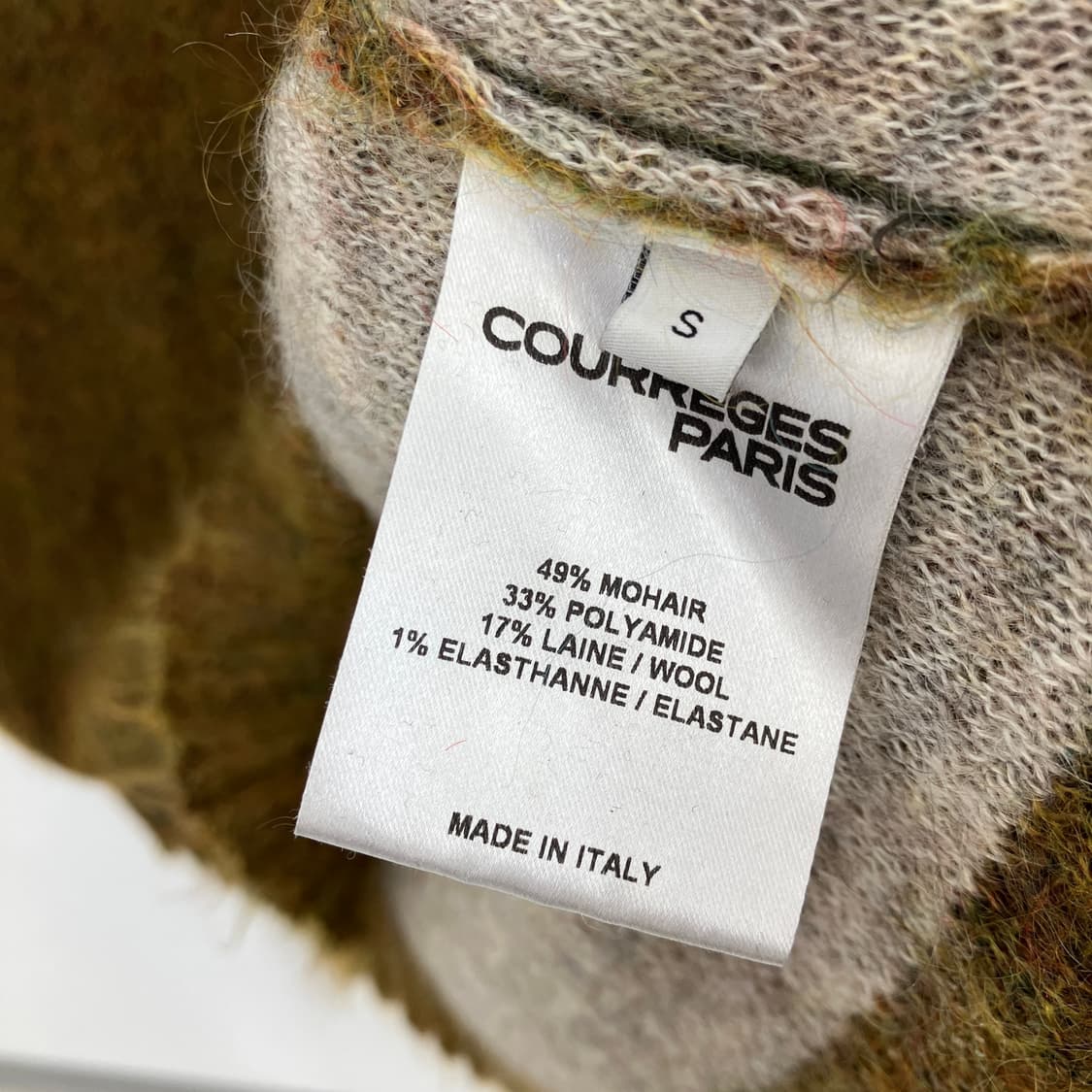 꾸레쥬 모헤어 샤기 니트 상품이미지3