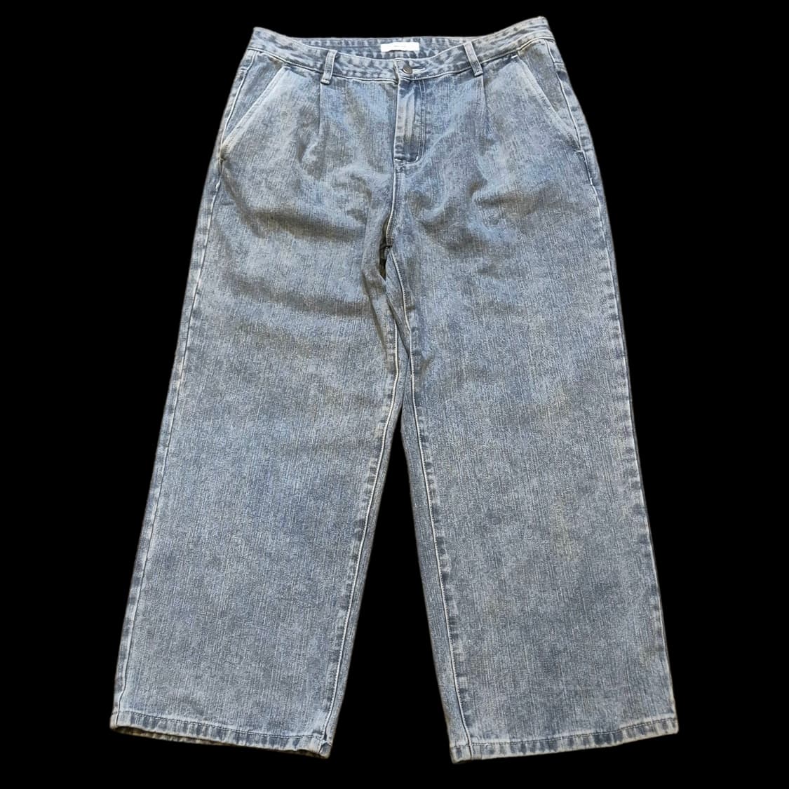36인치 워싱 와이드데님팬츠  상품이미지1