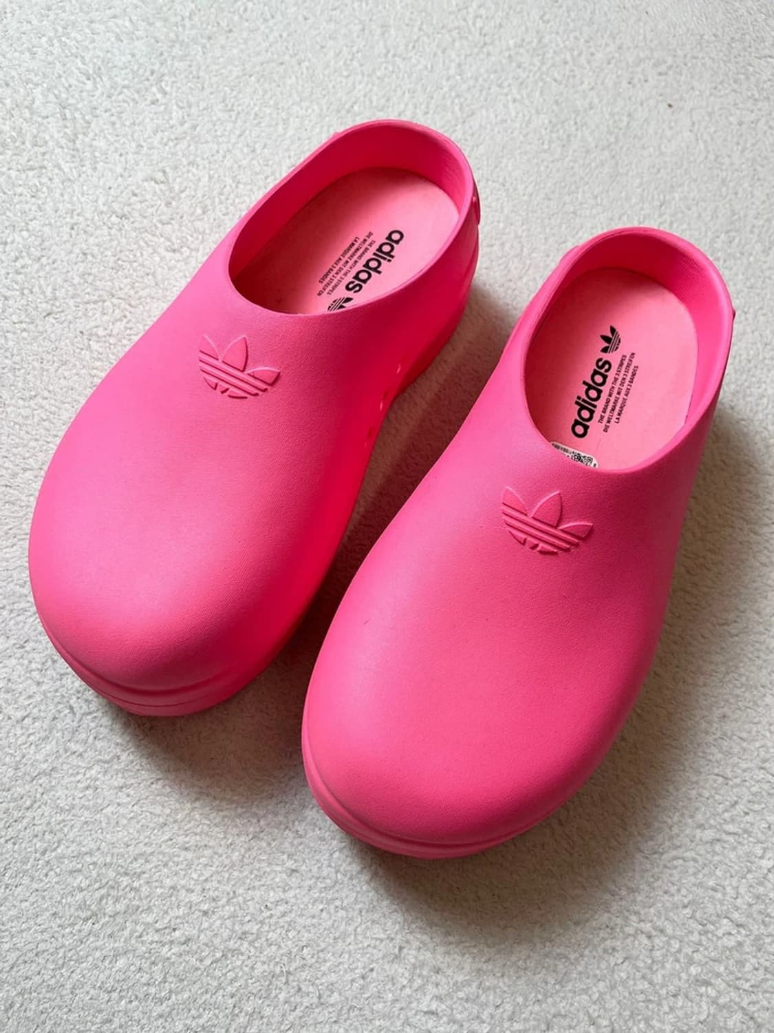 아디다스 아디폼 스탠 스미스 뮬 클리어 핑크 A1829 상품이미지1