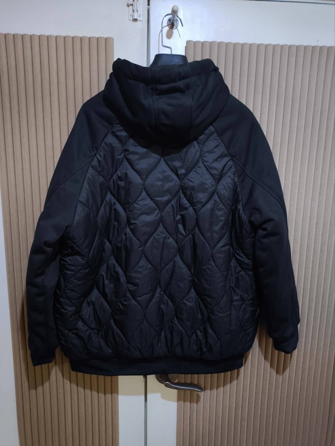 오버핏 퀼팅 후드자켓 경량패딩 상품이미지5