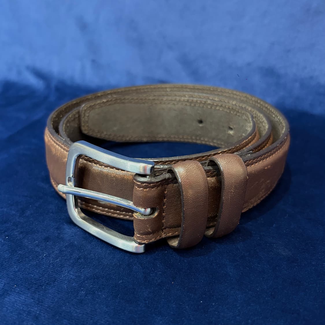 풀그레인 리얼 레더 브라운 벨트 상품이미지2