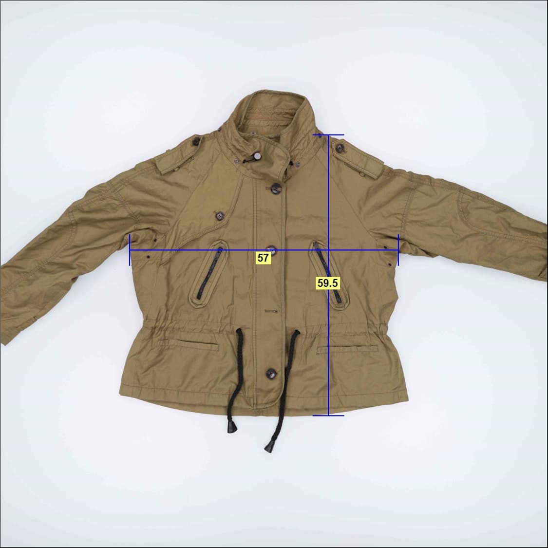 [85-160] 주크 여성 숏 야상자켓 1229H2 상품이미지7