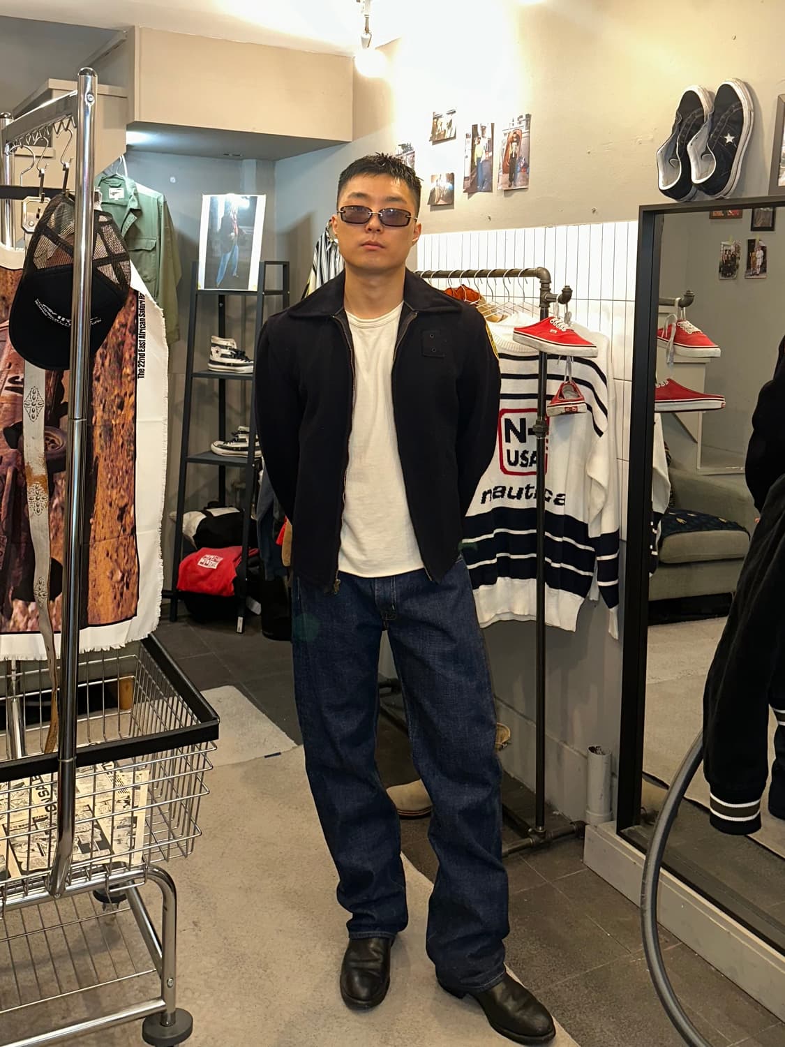 70’s American BPS melton wool jacket 상품이미지2