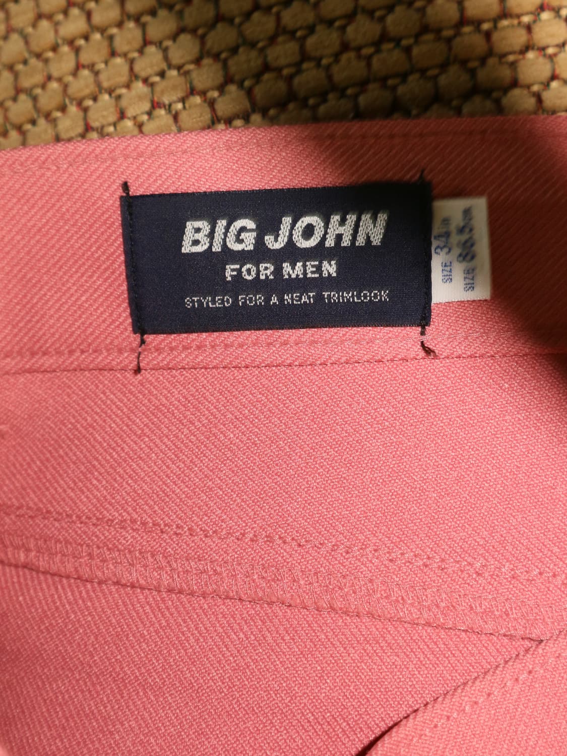 빅존 BIG JOHN for man 핑크 바지 상품이미지6
