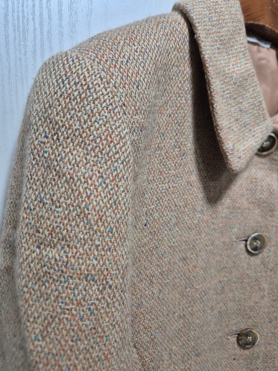 (세일)JPN빈티지. 브라운 트위드 스커트 세트 상품이미지4