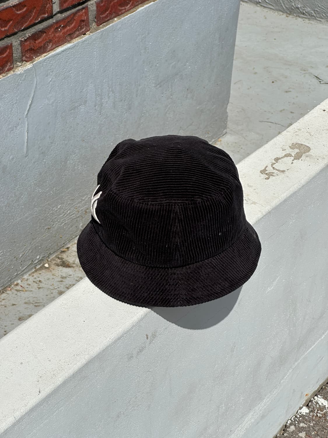 [M] MLB 엠엘비 뉴욕양키스 코듀로이 블랙 버킷햇 모자 상품이미지3