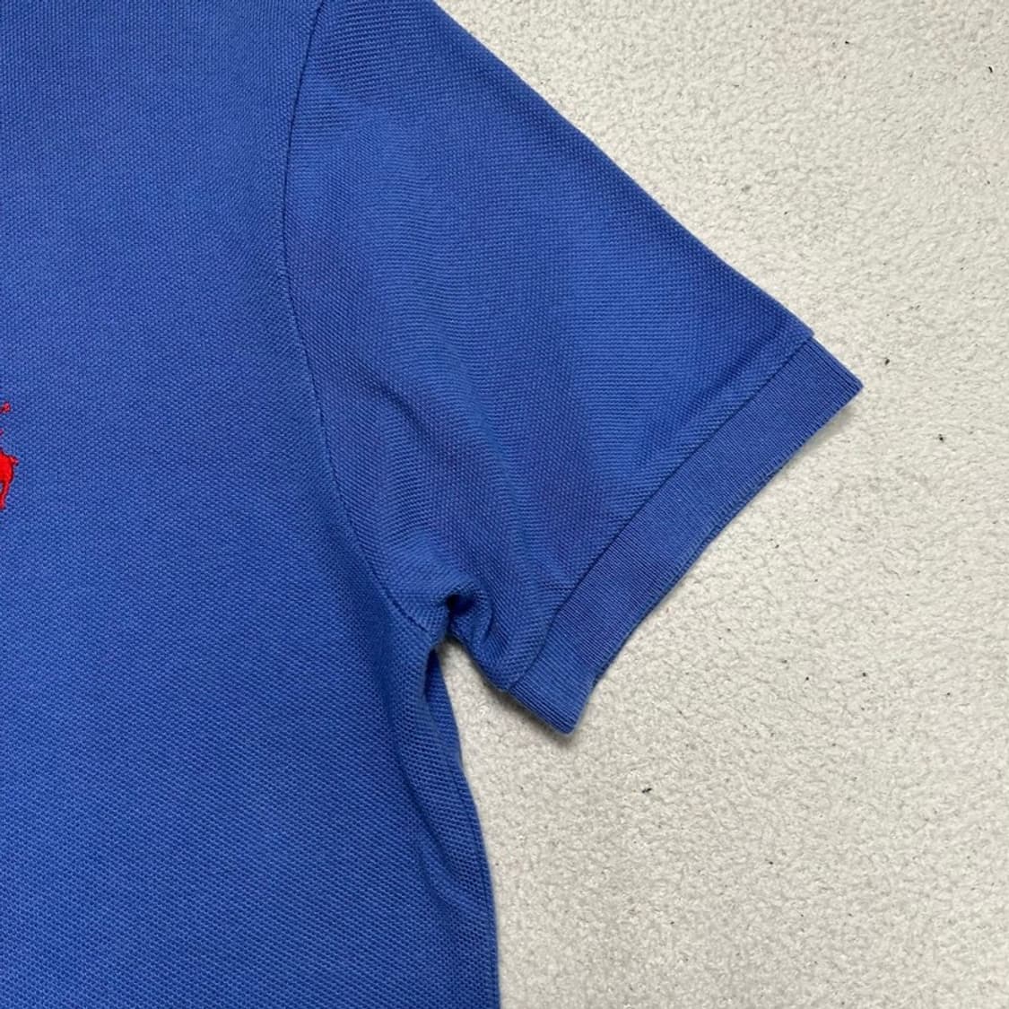 POLO RALPH LAUREN 커스텀핏 pk 반팔티 블루 S 상품이미지3