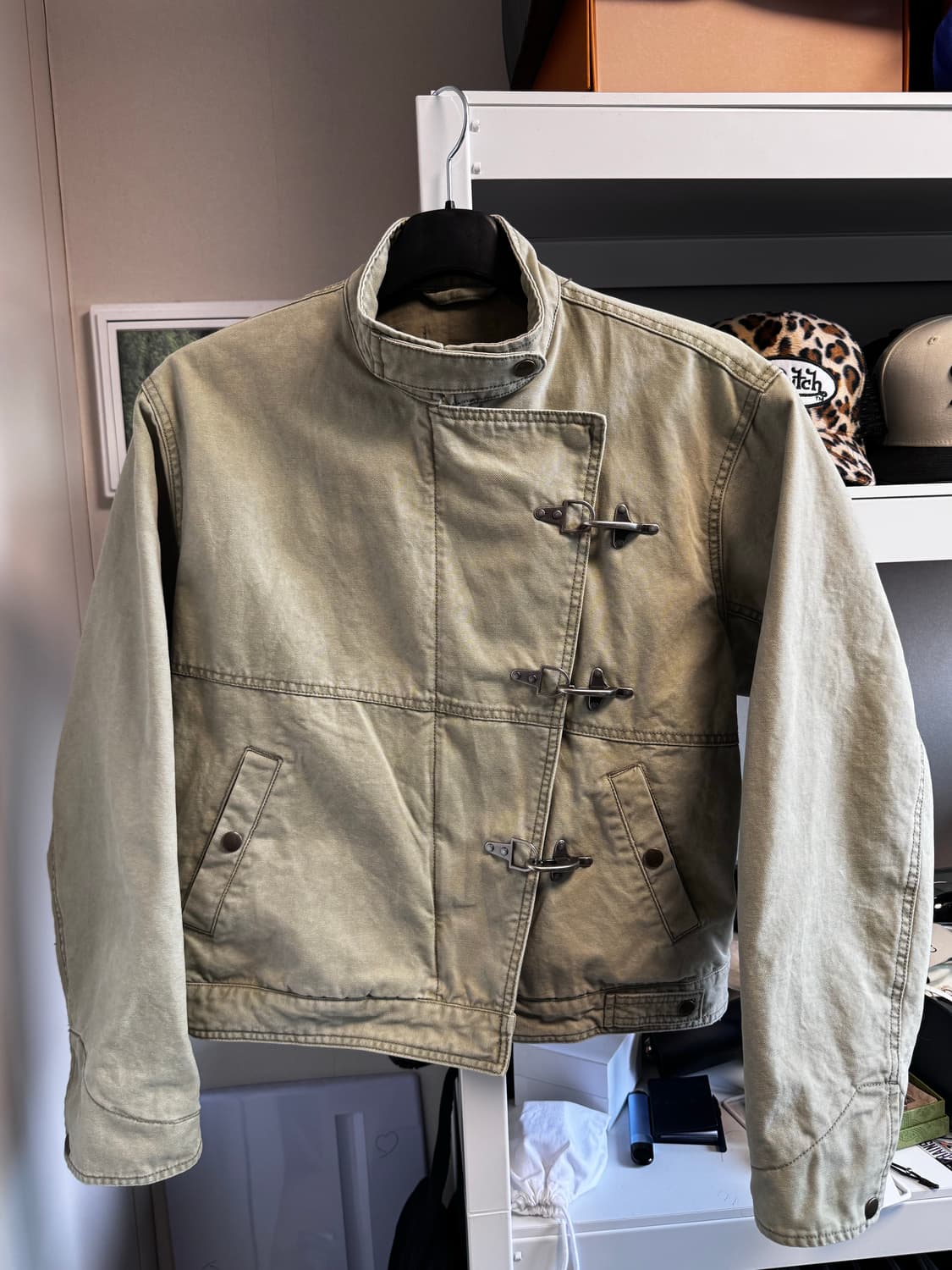 크롭 베이지 자켓 상품이미지1