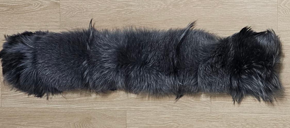 여우라쿤털천연모피자석목도리새상품미개봉 상품이미지3