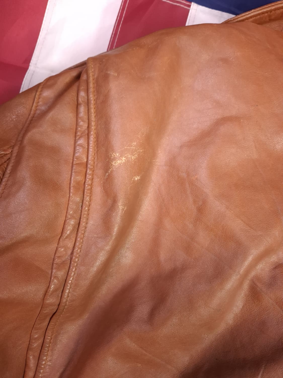 오리지날 미국제조 쇼트 리얼레더 항공자켓 상품이미지9