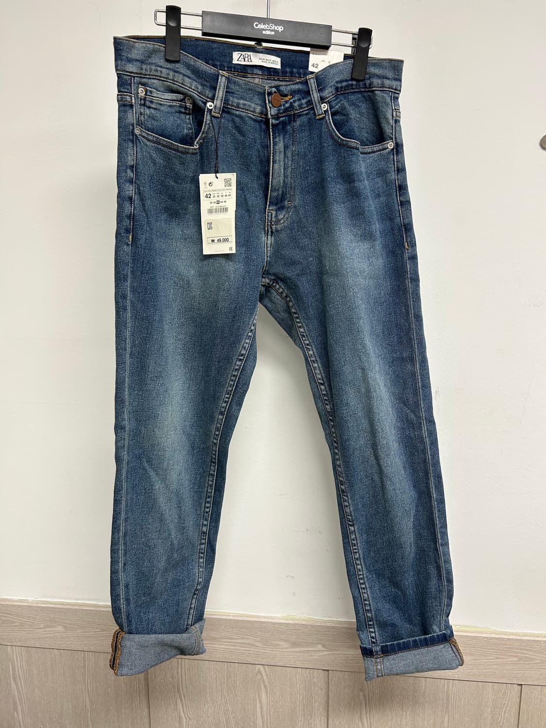 ZARA 슬림핏 청바지 42 상품이미지6