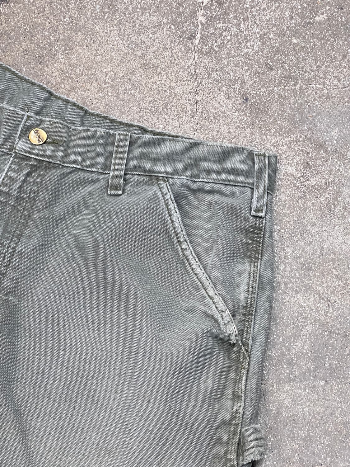 칼하트 카펜터 워크 팬츠 모스그린 상품이미지5