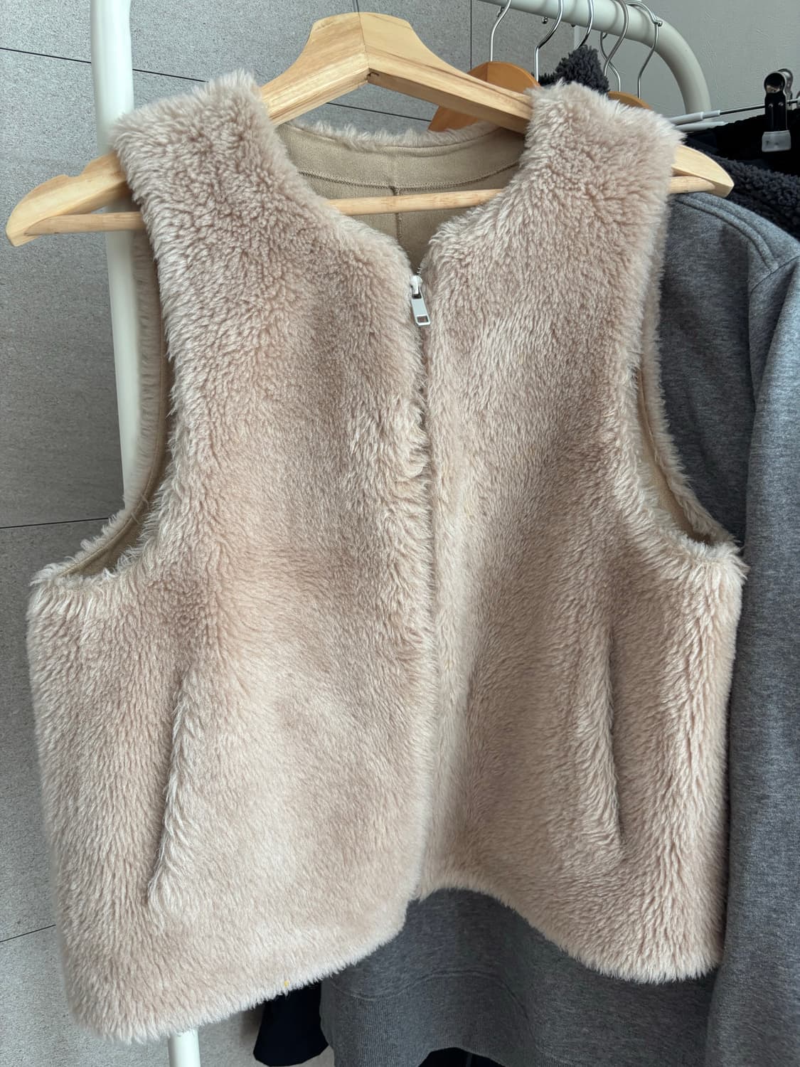 호주산 양털조끼 상품이미지1