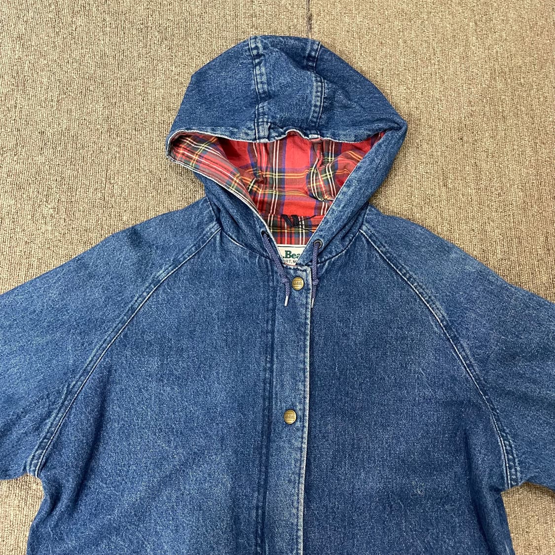 (S) 80s L.L.Bean 엘엘빈 데님 헌팅 자켓 상품이미지2