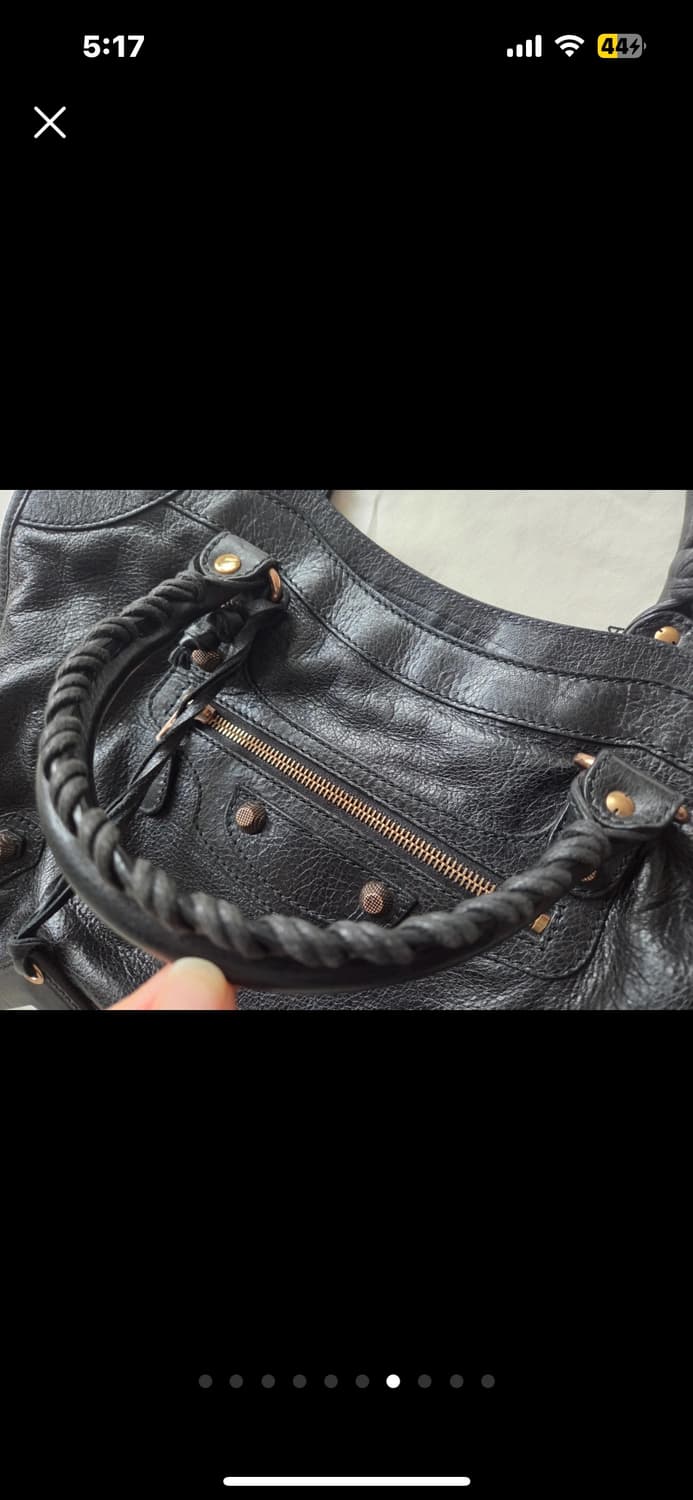 발렌시아가 모터백 블랙 상품이미지3