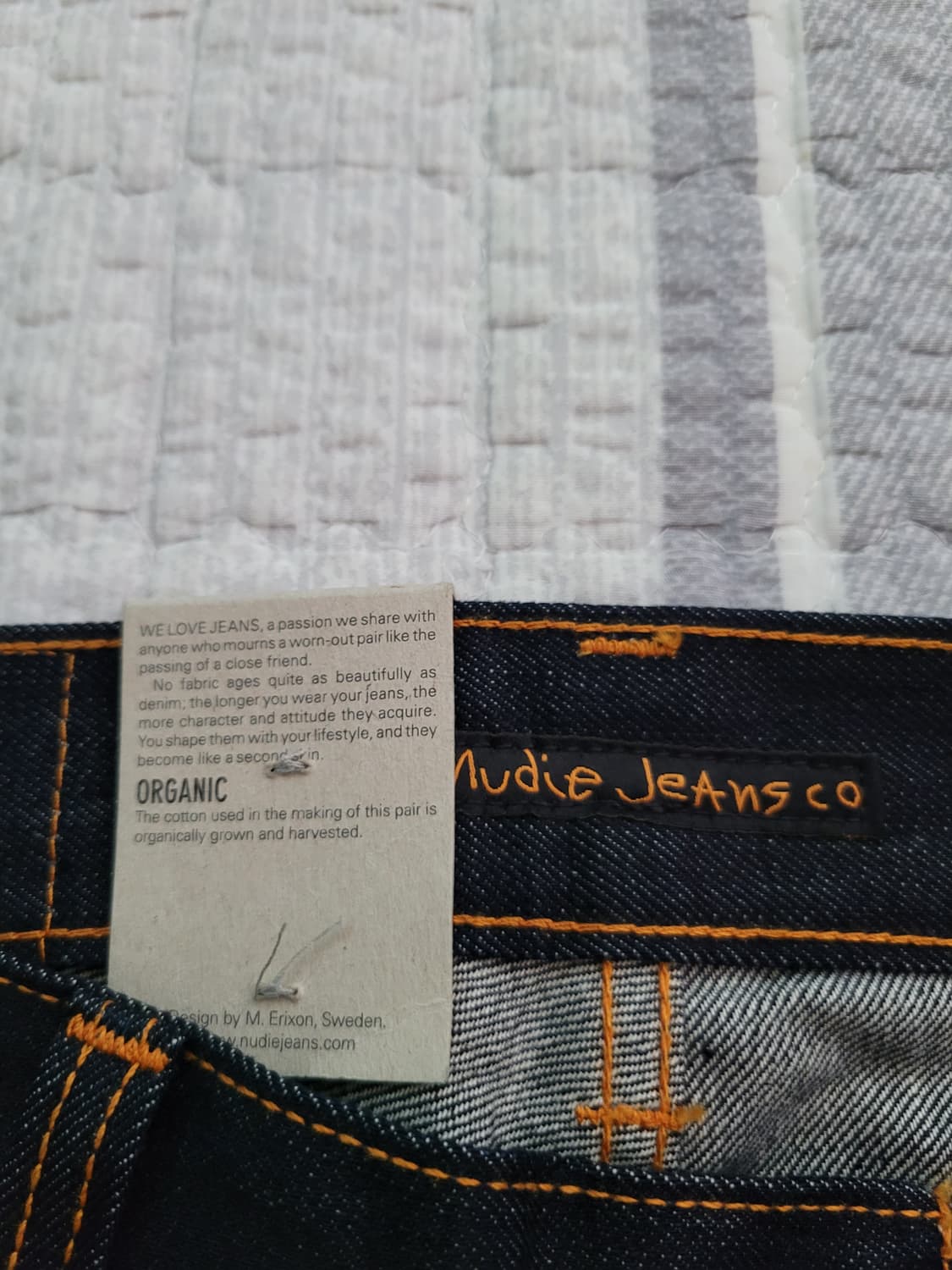 누디진 Nudie jean 피어리스프레디 드라이링 루즈테이퍼드 리지드진 상품이미지3