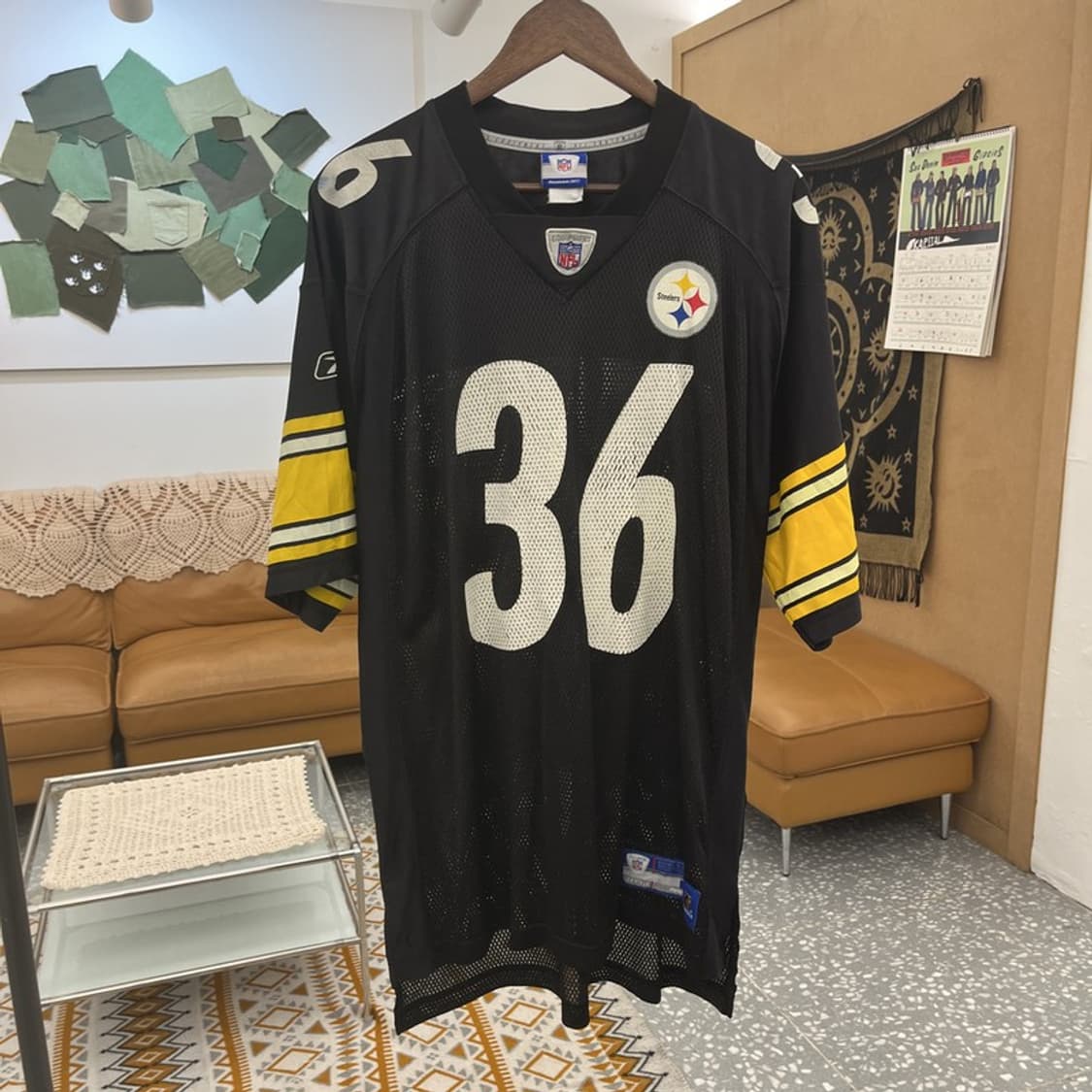 리복 NFL 올드스쿨 레트로 럭비 유니폼 져지 반팔티 XL C10892 상품이미지3