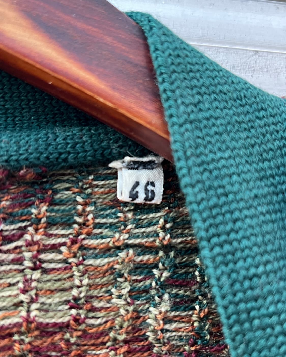 [L] 80s 엠포리오 아르마니 패턴 스웨터 상품이미지5