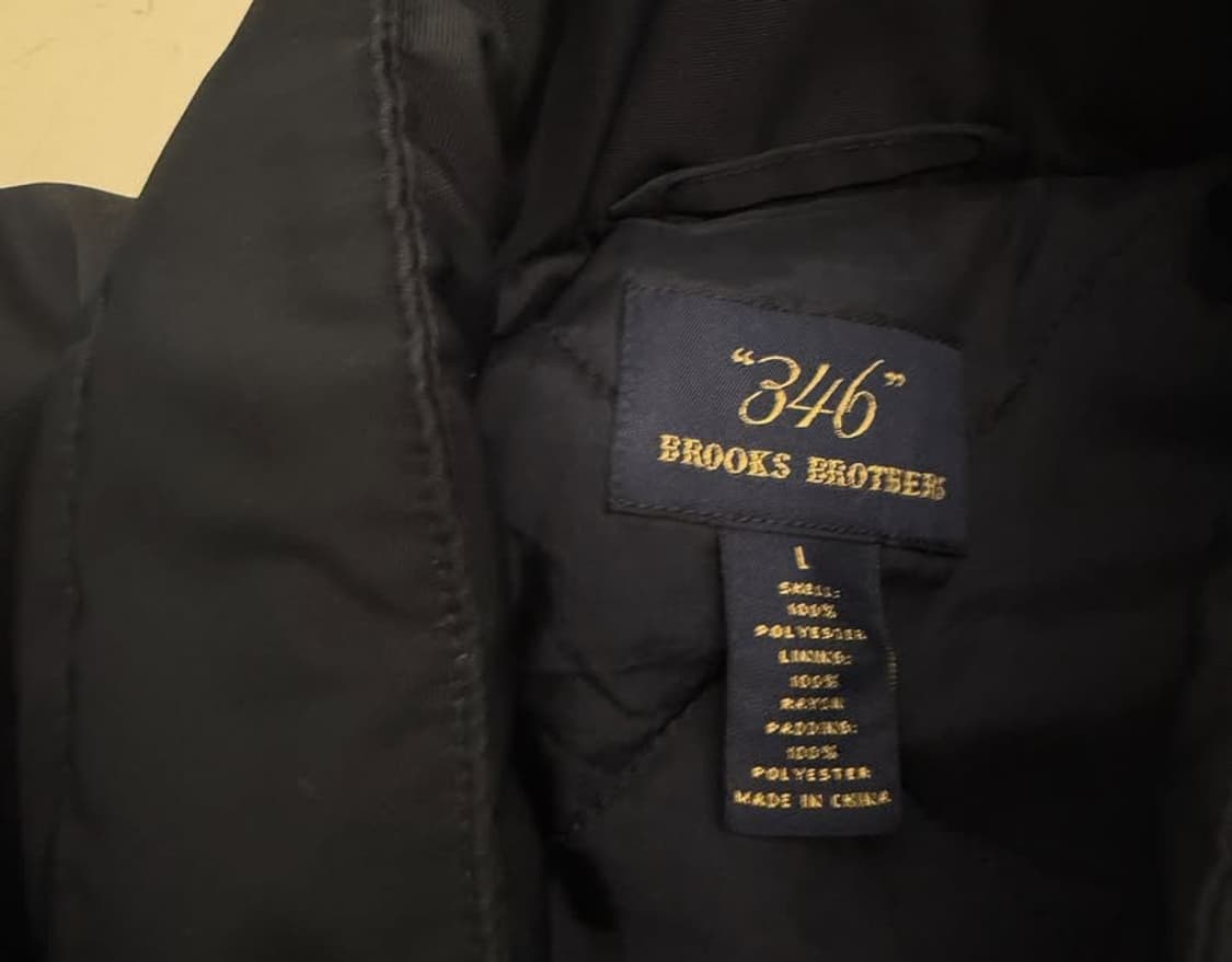 (상태좋음)브룩스 브라더스 하이넥 다크 네이비 자켓 상품이미지4