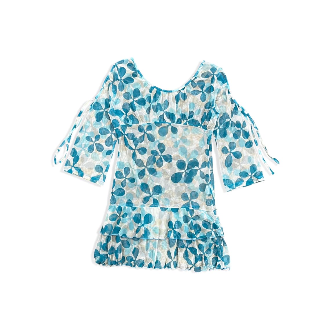 Blue Neck Detail See Through Ops 상품이미지2