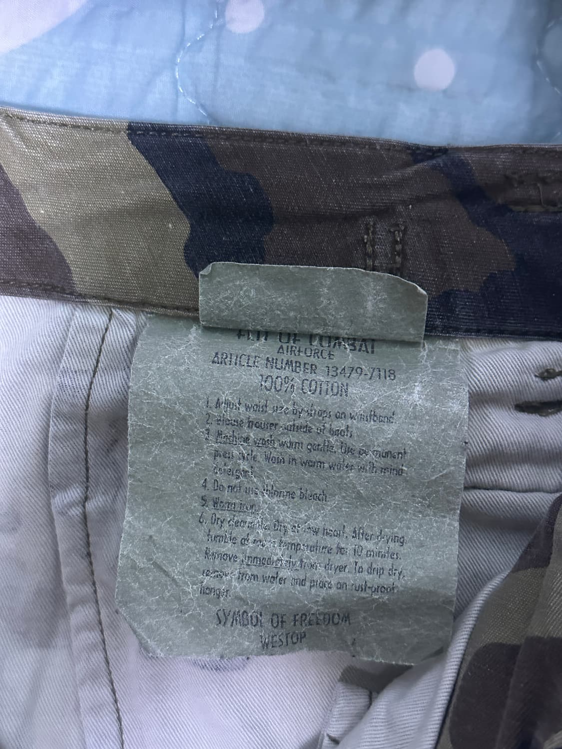 [L] 빈티지 밀리터리 카모 카고 팬츠 상품이미지6