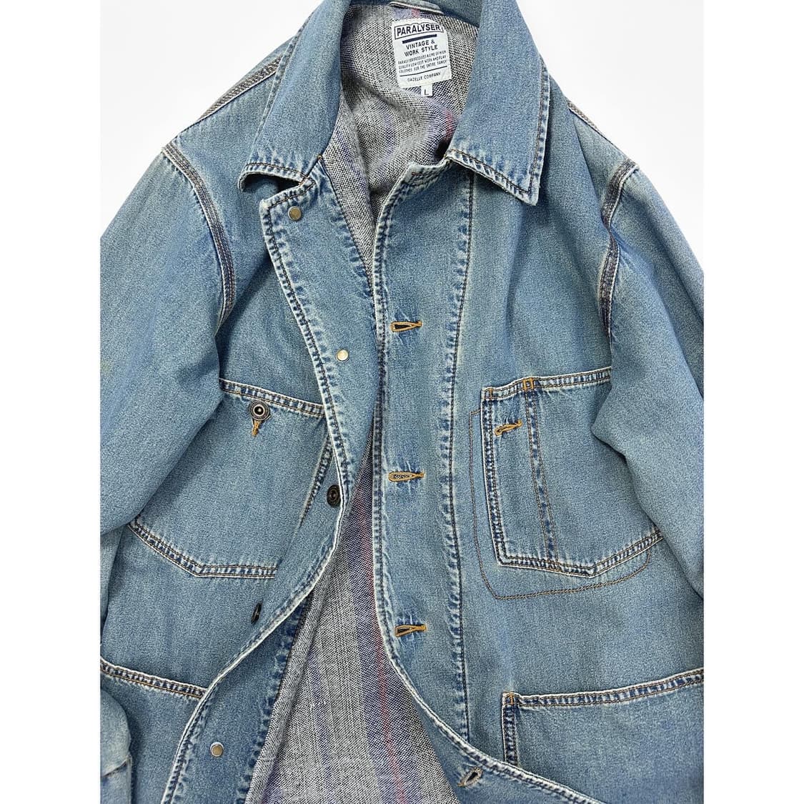 빈티지 Paralyser 워시드 데님 초어 자켓 상품이미지2