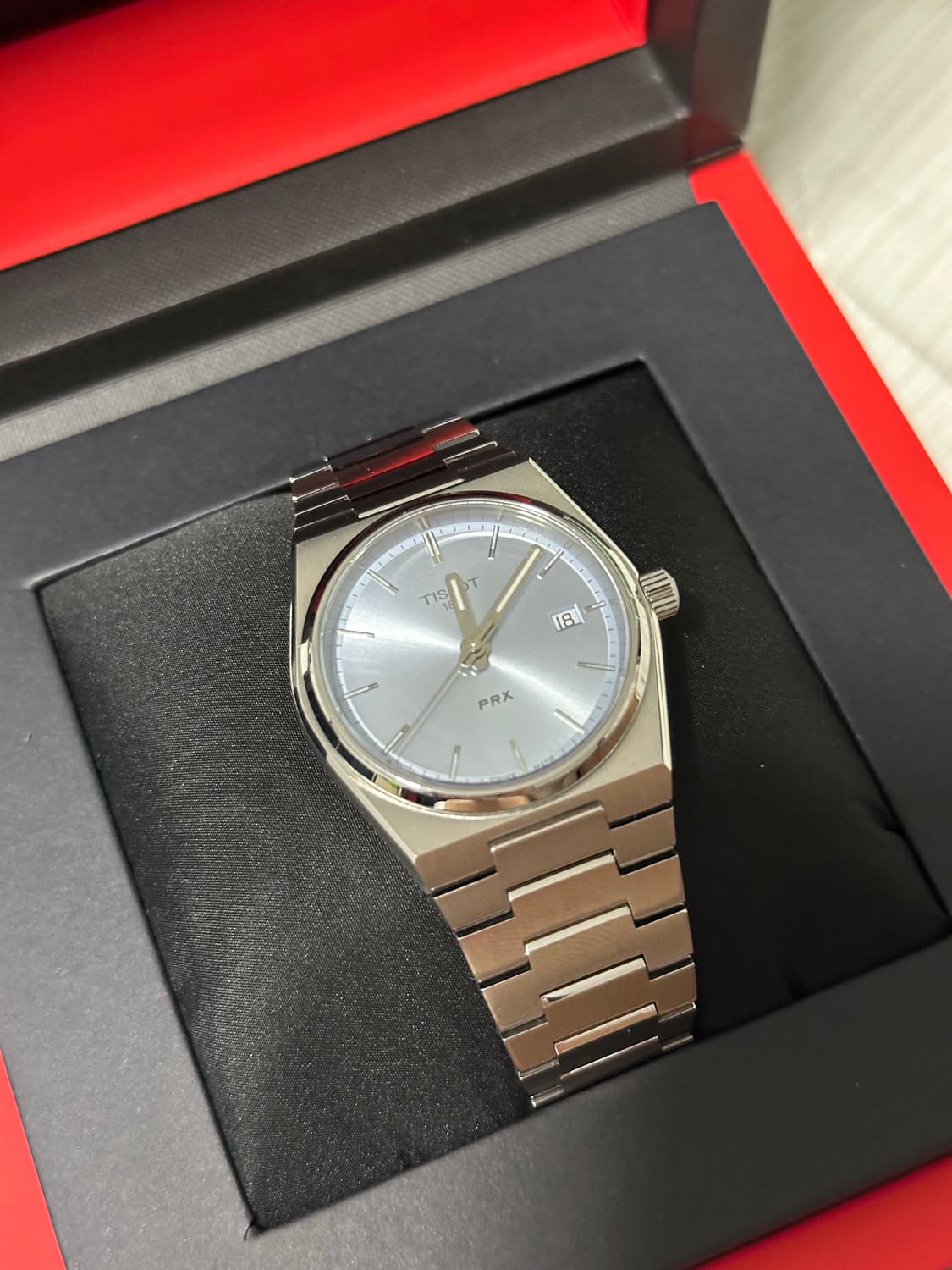 티쏘 prx 35mm 아이스블루 쿼츠 상품이미지1