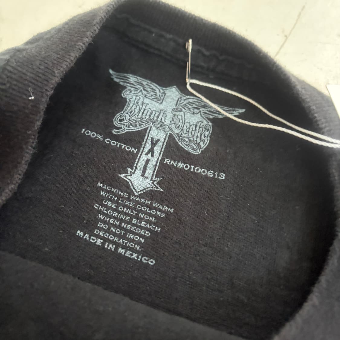 Black Decks 빈티지 스컬 롱슬리브 XL 상품이미지7