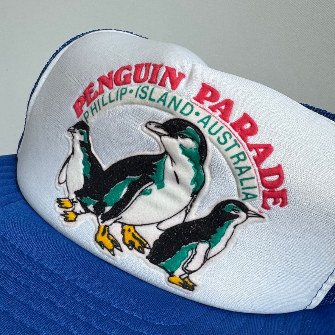 USA 빈티지 모자 볼캡 vintage cap 트러커 메쉬 펭귄 상품이미지3