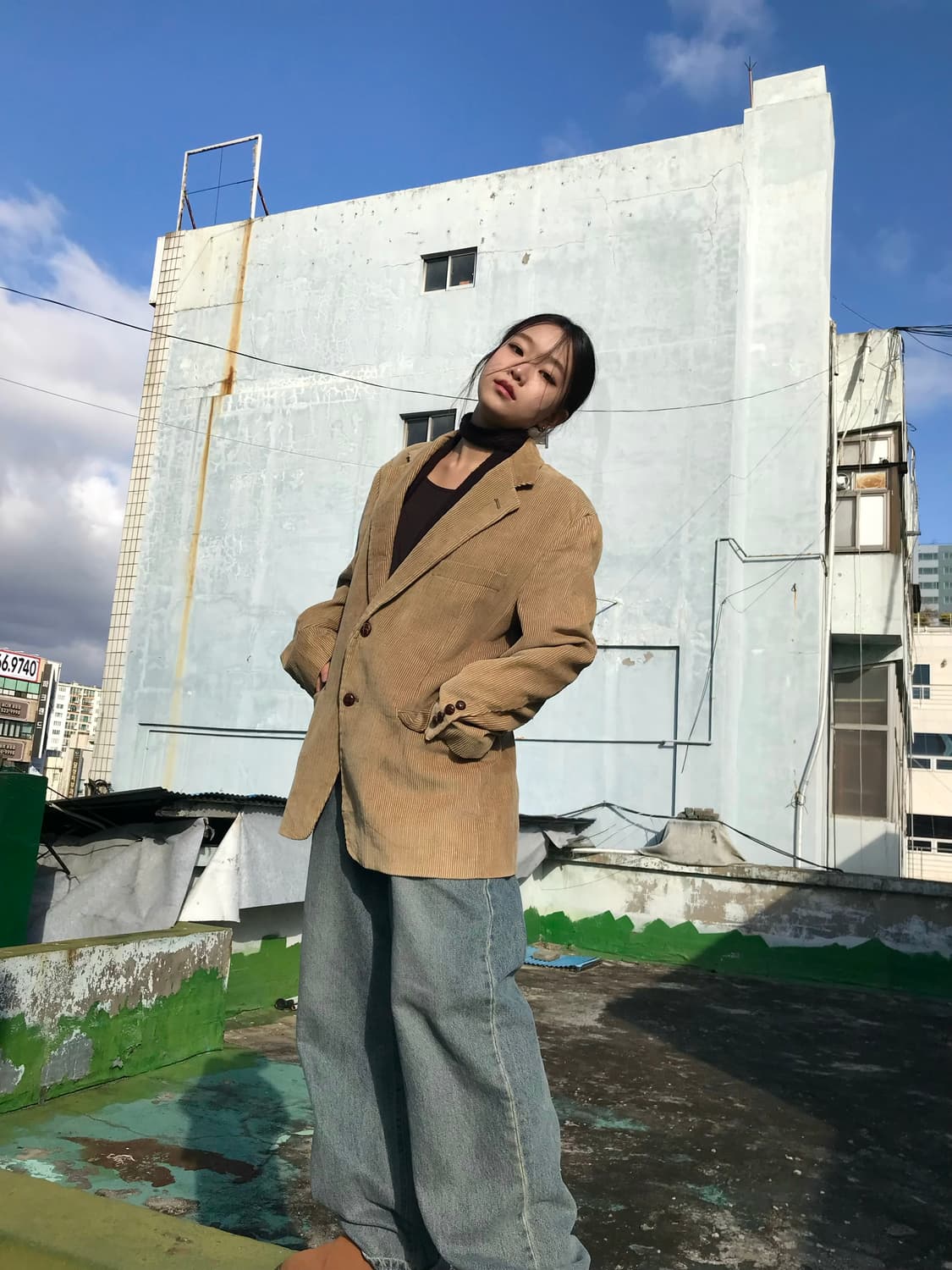 빈티지 골덴 블레이저 상품이미지3