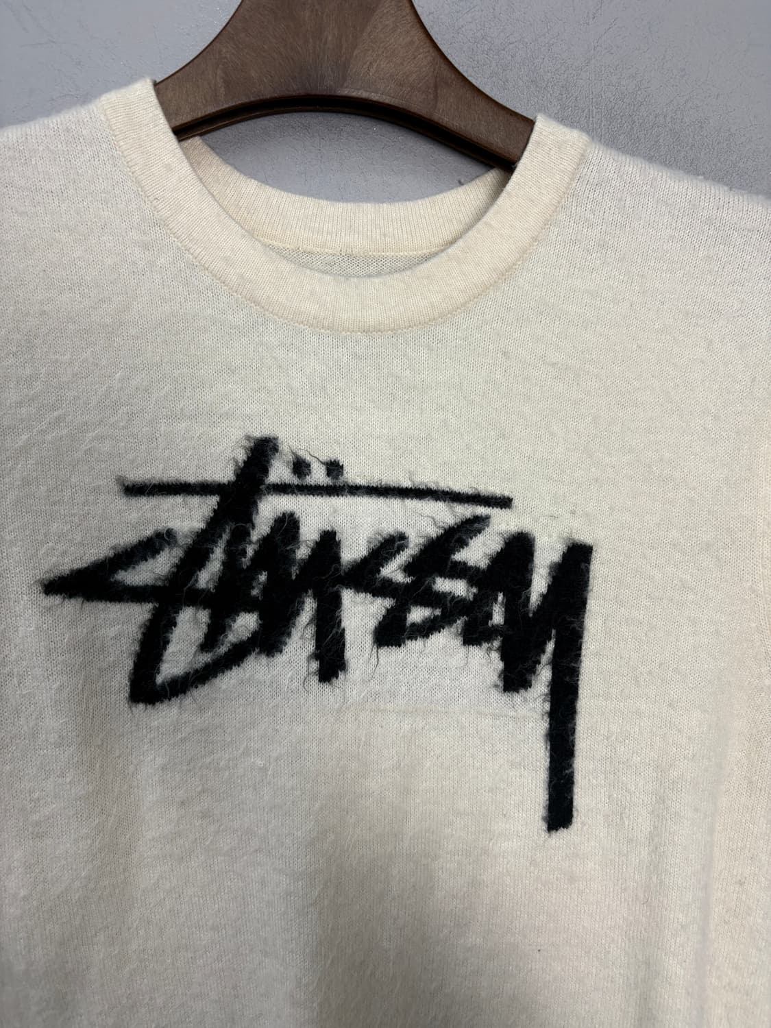 스투시 브러쉬드 숏슬리브 니트 스웨터 A3637 상품이미지3