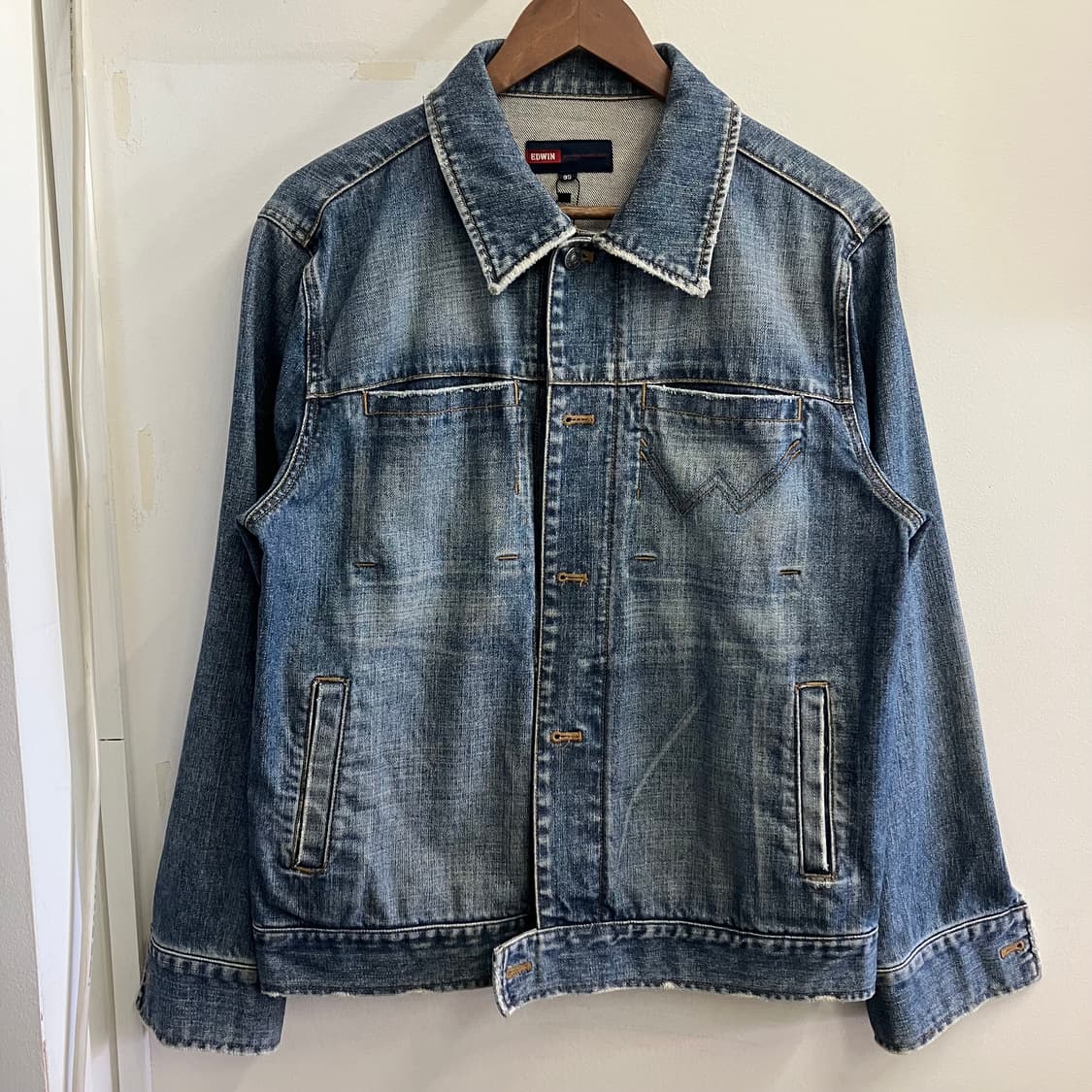 N17 에드윈 데님 청자켓 빈티지 상품이미지1