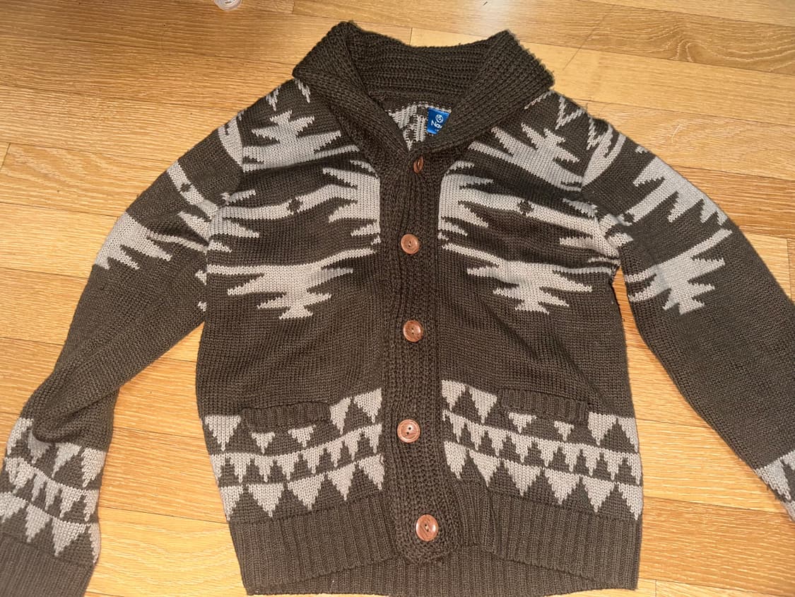 빈티지 노르딕 코위찬 니트 가디건  상품이미지1